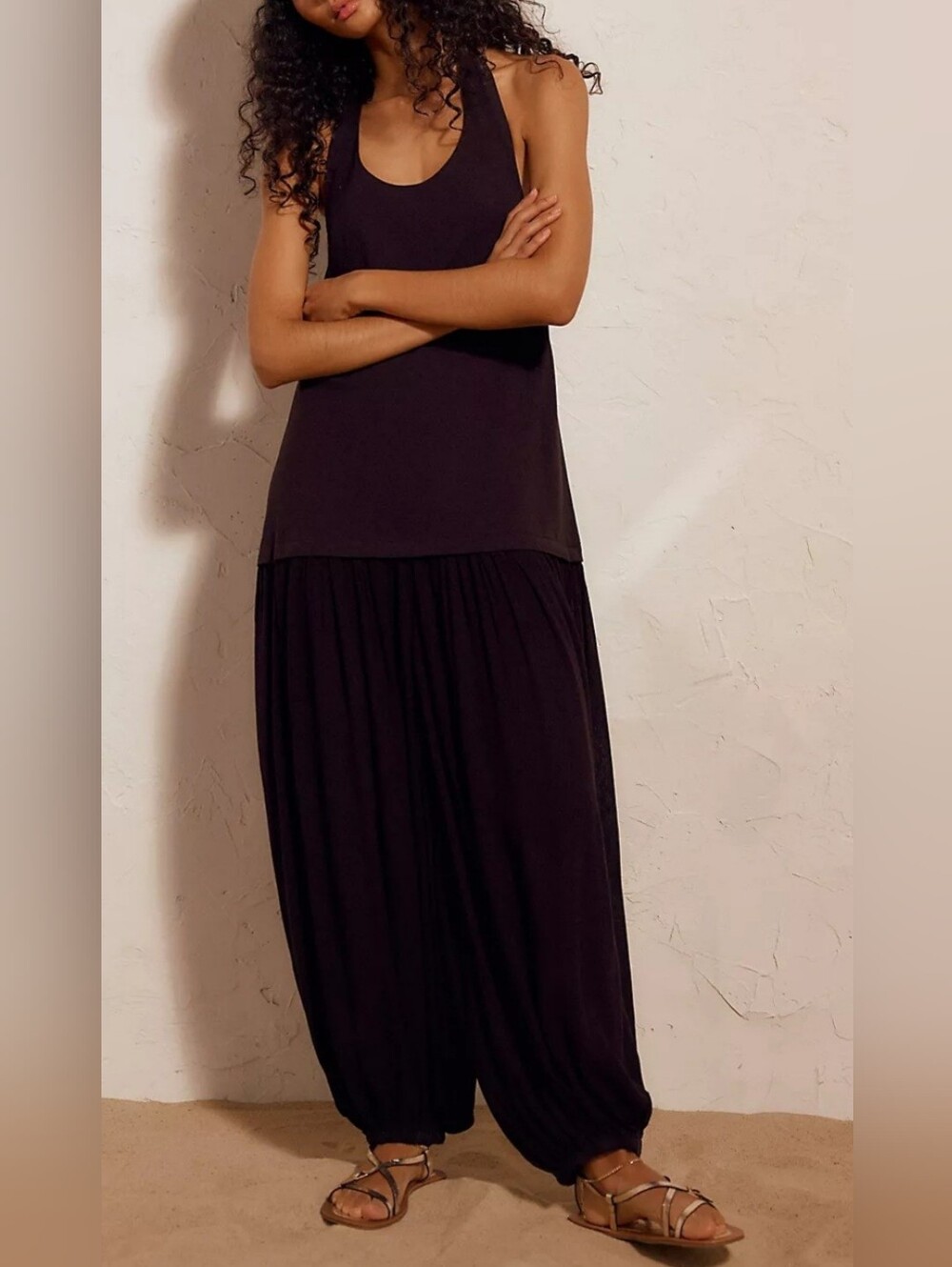Free People Bretten One-piece Boho Easy Breezy Jumpsuit New W Tags, Small